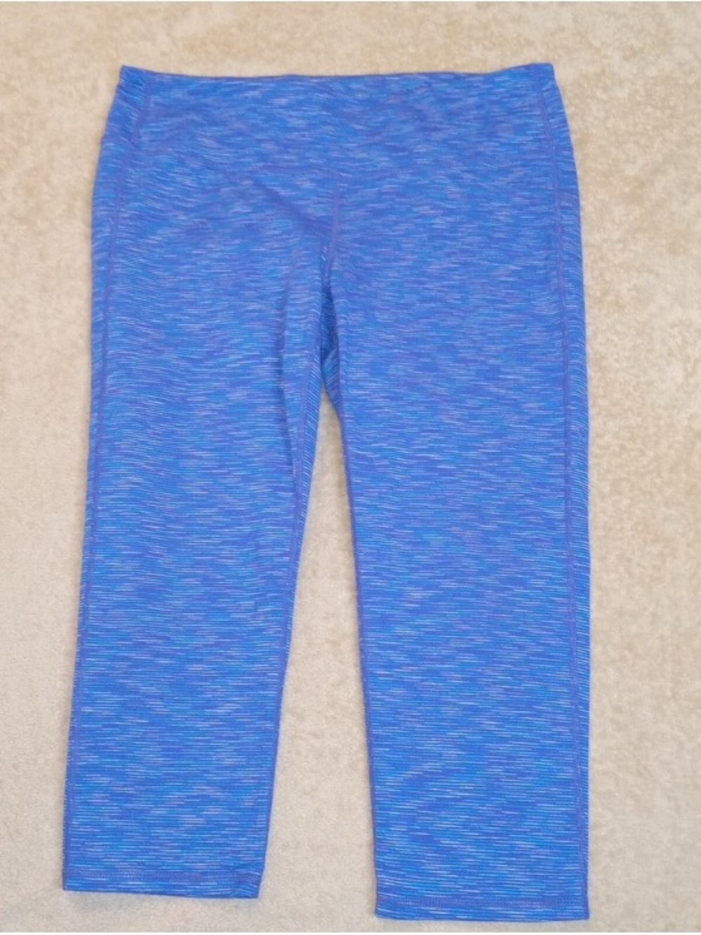GAP Blue Heathered Capri Leggings